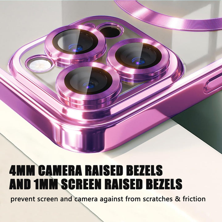 Clear Purple MagSafe iPhone 16 Pro Max Case - DOKUTRONIX