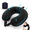 CloudComfort Travel Neck Pillow - Soft Support Black