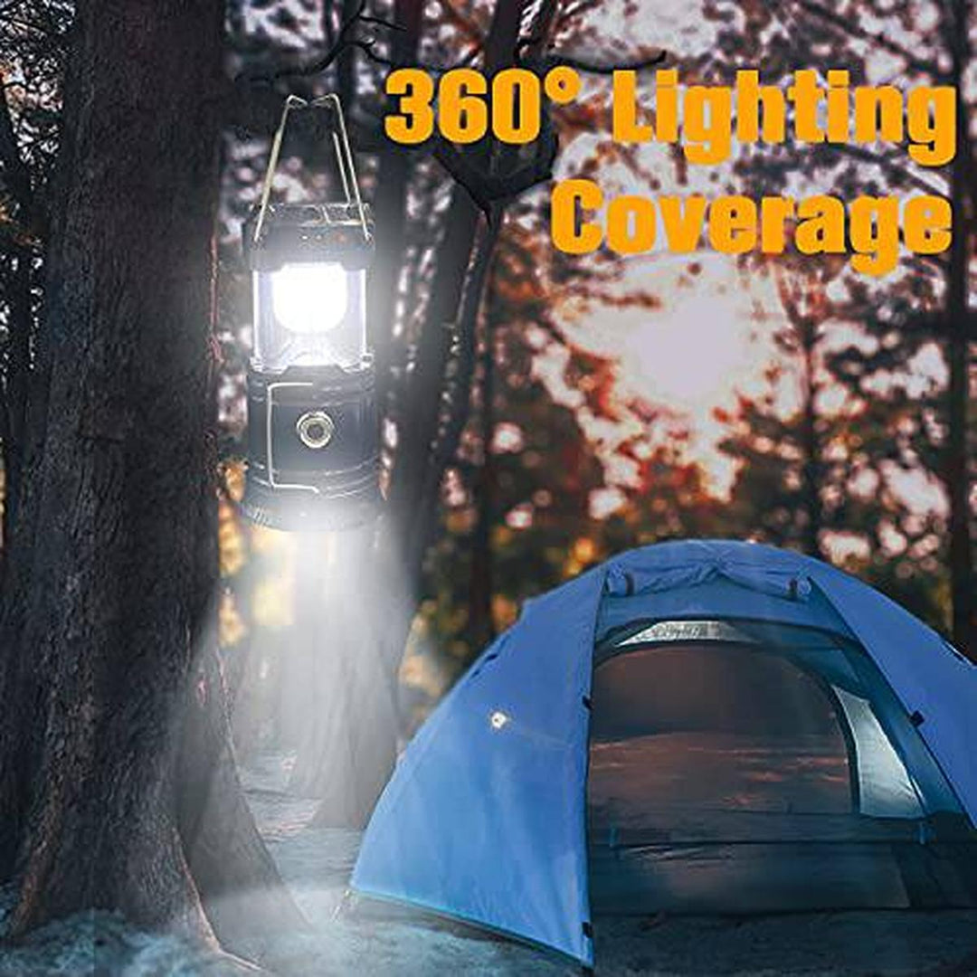 XTAUTO Solar LED Camping Lantern 4-Pack - DOKUTRONIX