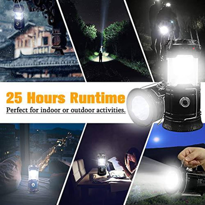 XTAUTO Solar LED Camping Lantern 4-Pack - DOKUTRONIX