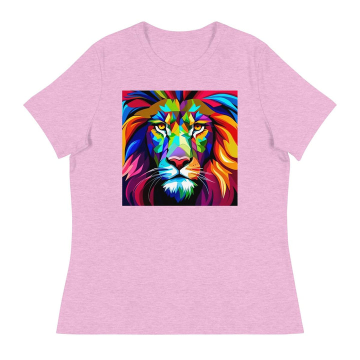 Vibrant Leo Women's Relaxed Chill Tee - DOKUTRONIX