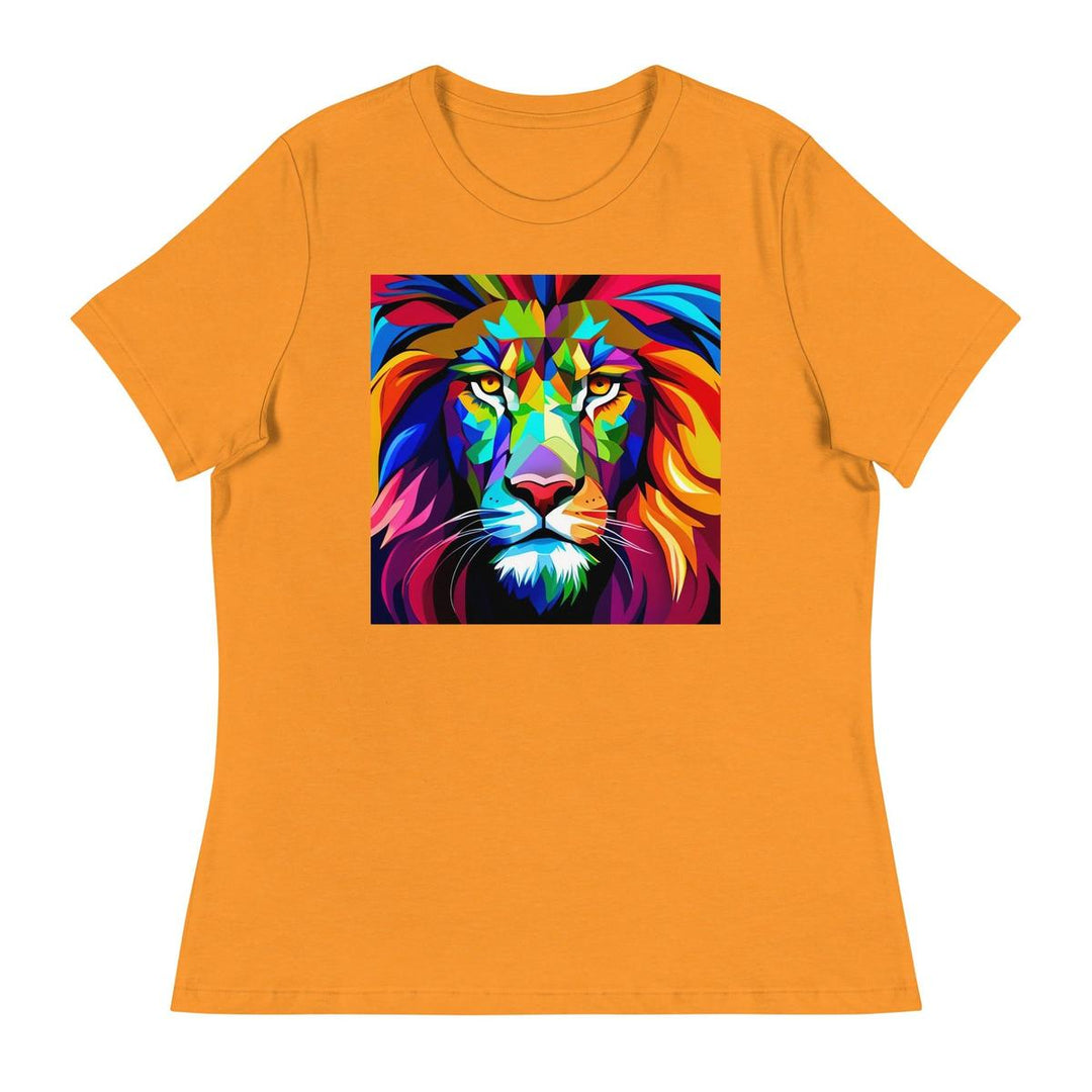 Vibrant Leo Women's Relaxed Chill Tee - DOKUTRONIX