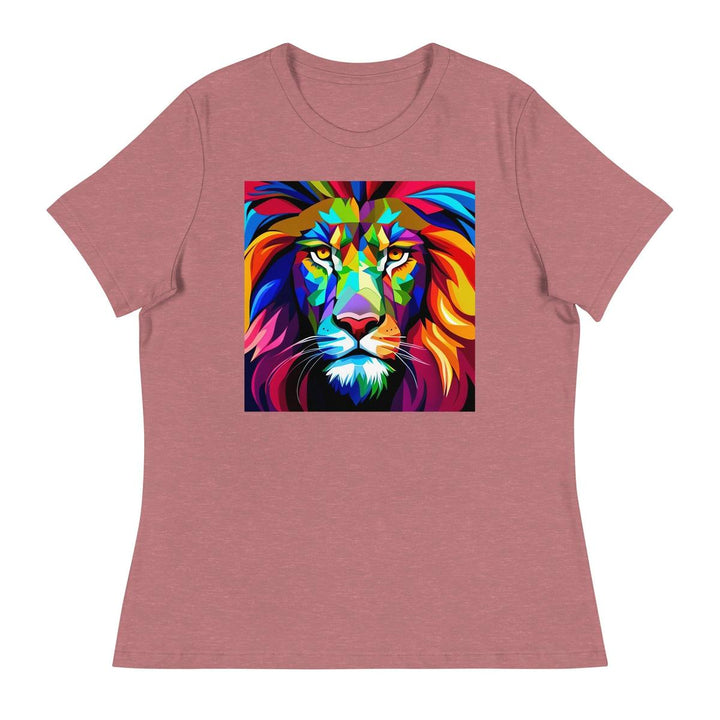 Vibrant Leo Women's Relaxed Chill Tee - DOKUTRONIX