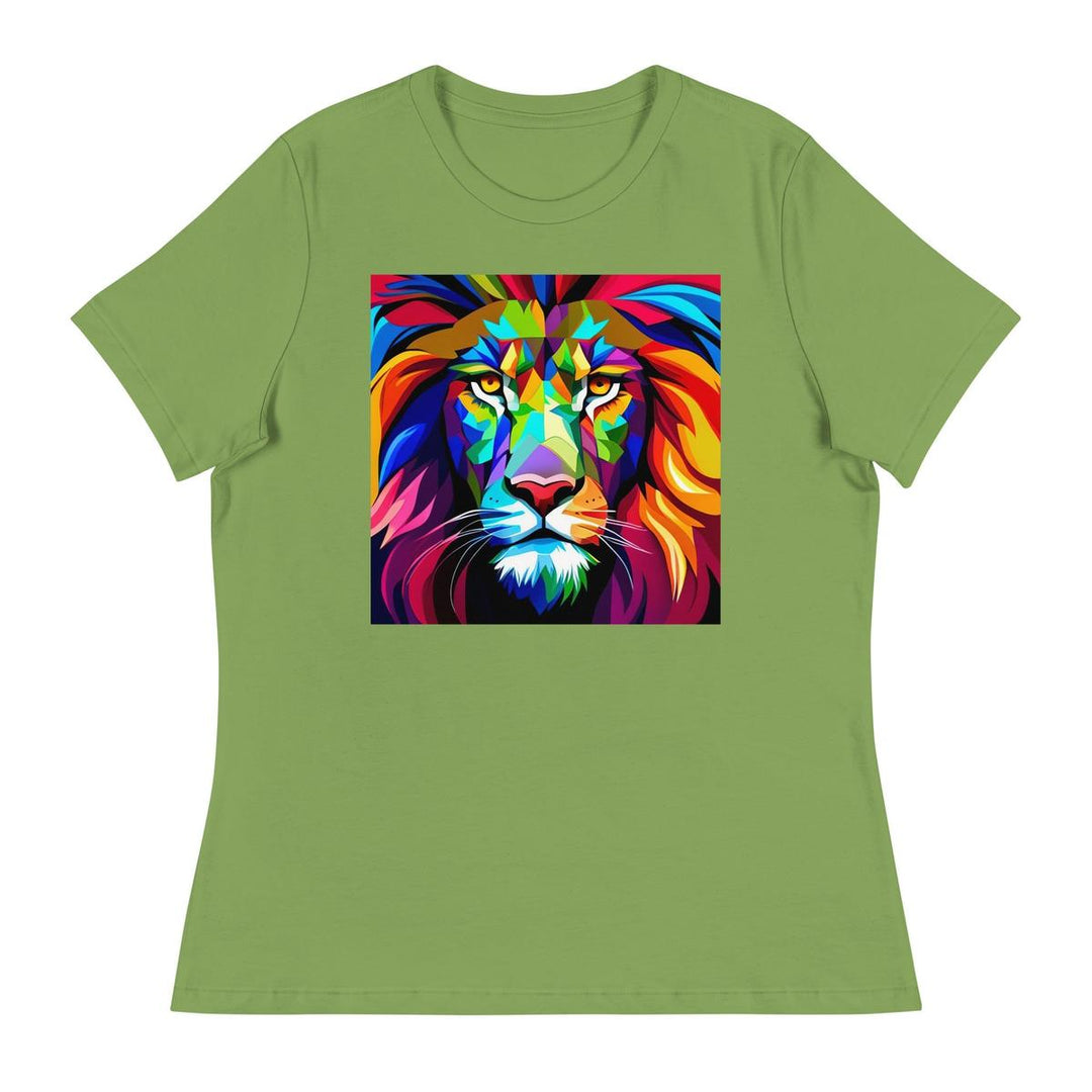 Vibrant Leo Women's Relaxed Chill Tee - DOKUTRONIX