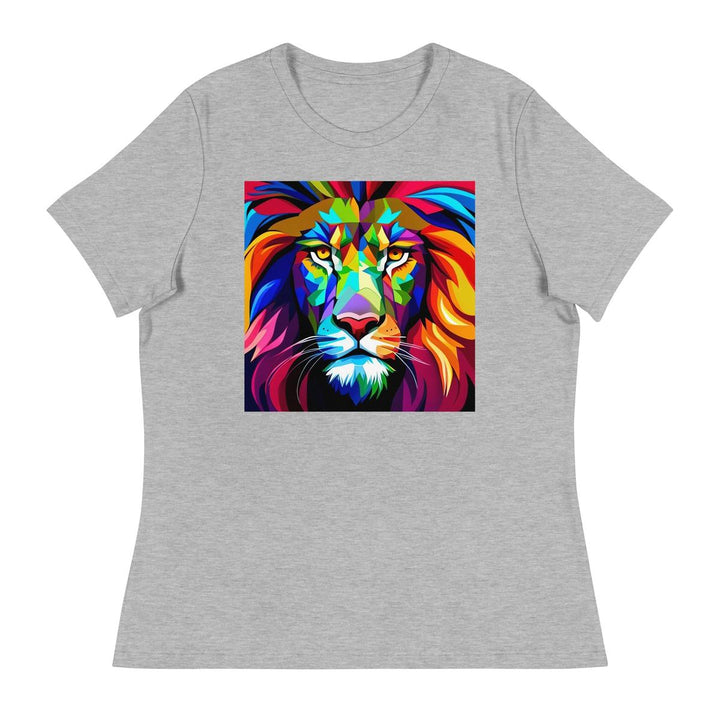 Vibrant Leo Women's Relaxed Chill Tee - DOKUTRONIX