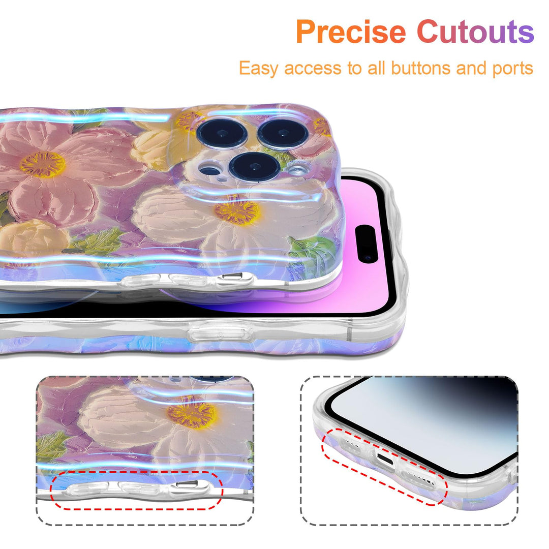 Retro Floral iPhone 13 Pro Case - DOKUTRONIX
