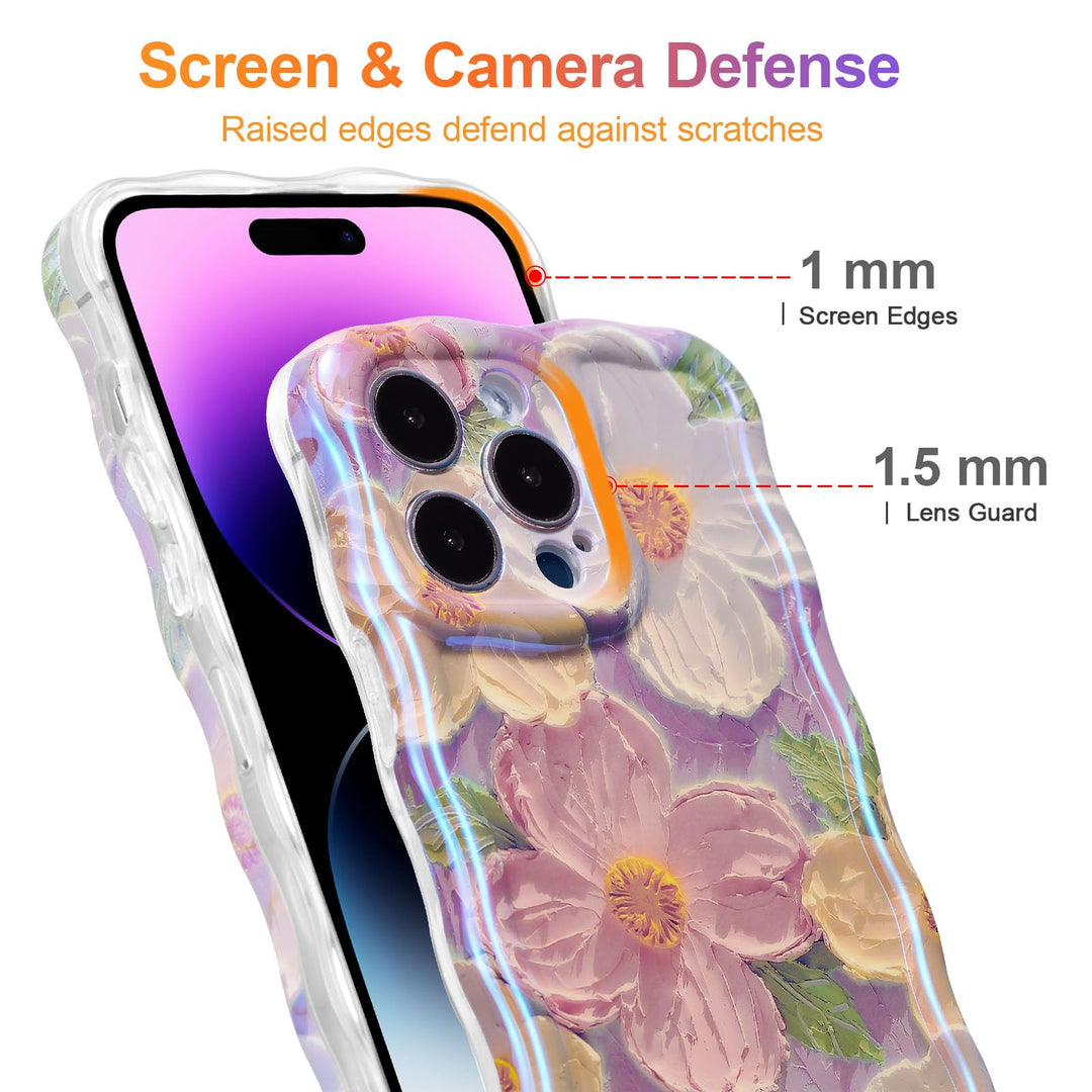 Retro Floral iPhone 13 Pro Case - DOKUTRONIX