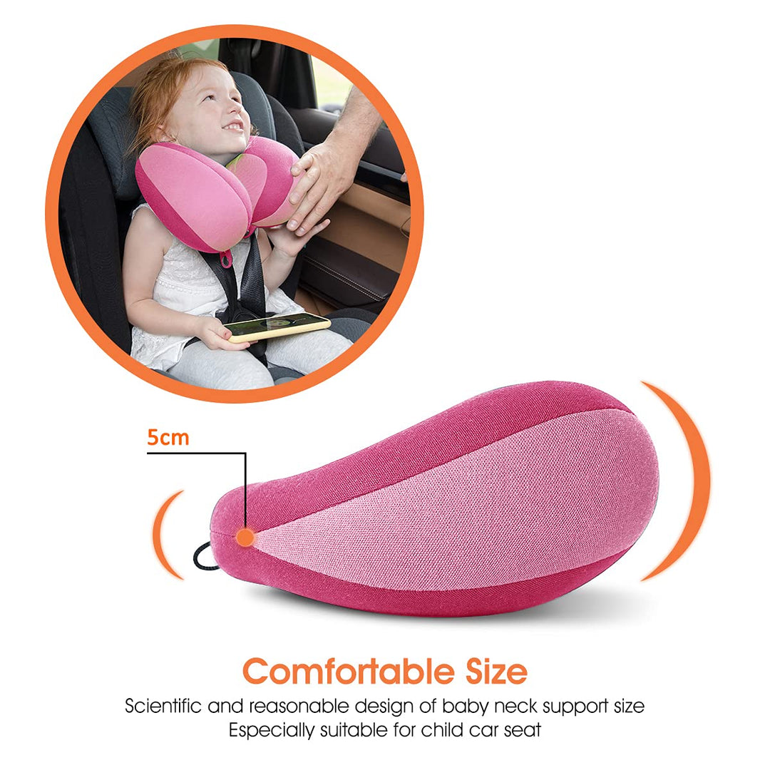 ComfyChin Kids Travel Pillow - Pink - DOKUTRONIX