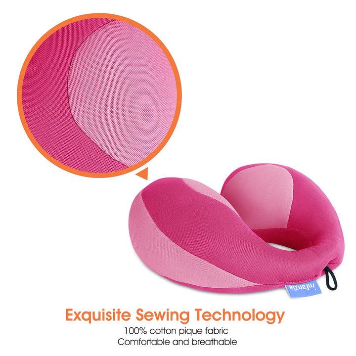 ComfyChin Kids Travel Pillow - Pink - DOKUTRONIX