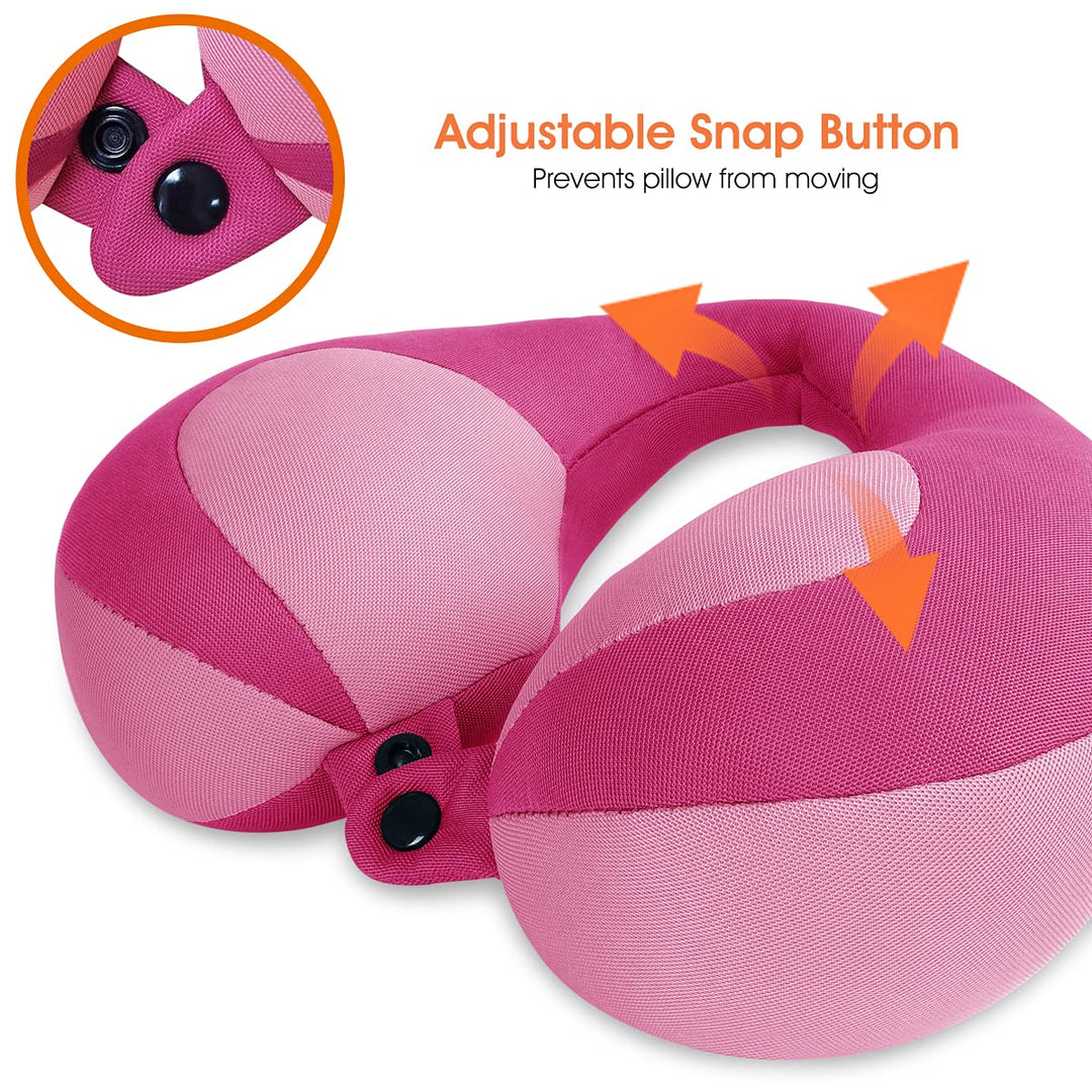 ComfyChin Kids Travel Pillow - Pink - DOKUTRONIX