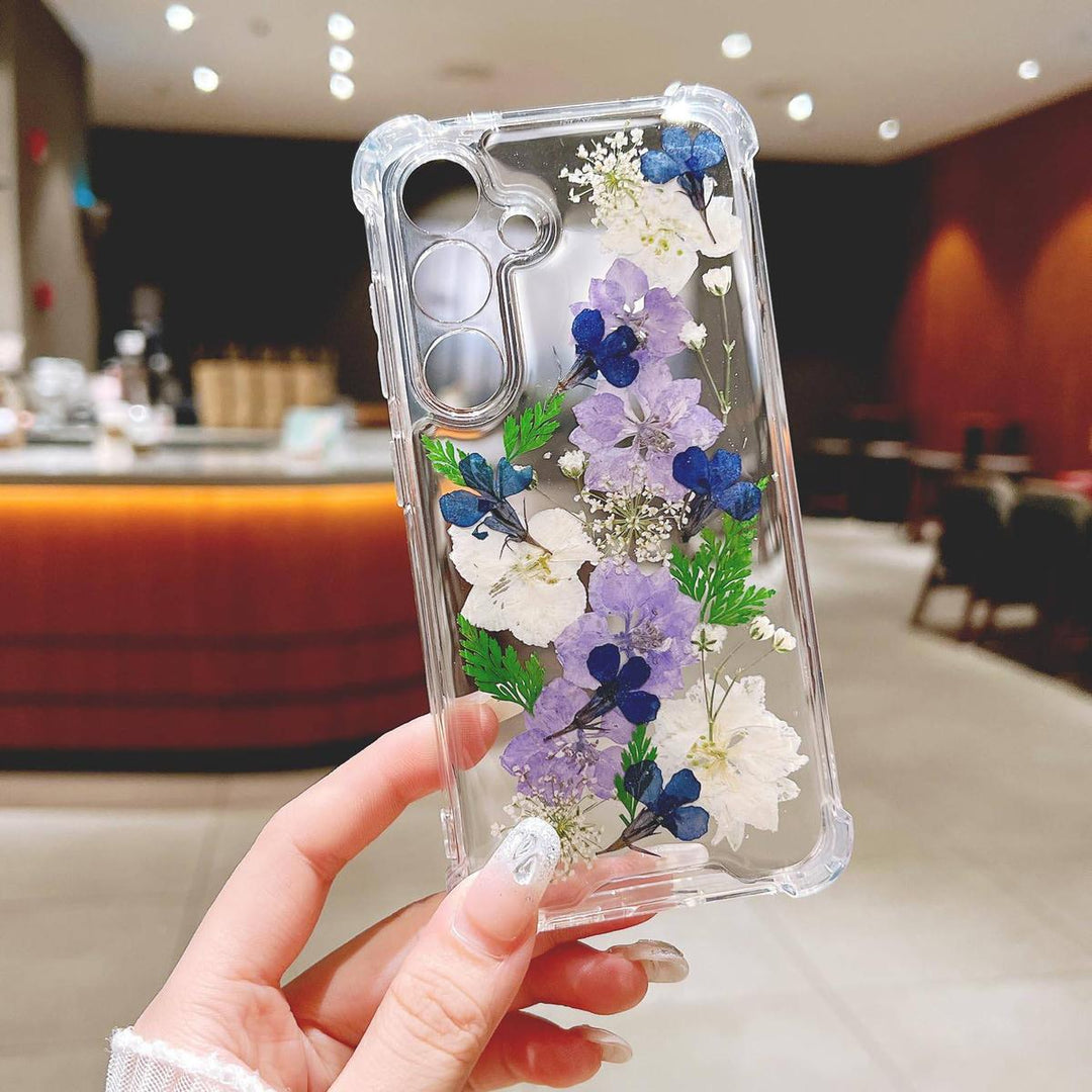 Floral Clear Case for Galaxy S24 Ultra - DOKUTRONIX