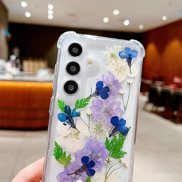 Floral Clear Case for Galaxy S24 Ultra - DOKUTRONIX