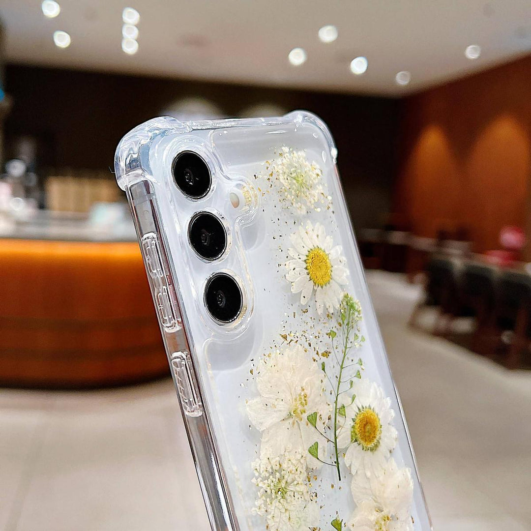Floral Clear Case for Galaxy S24 Ultra - DOKUTRONIX