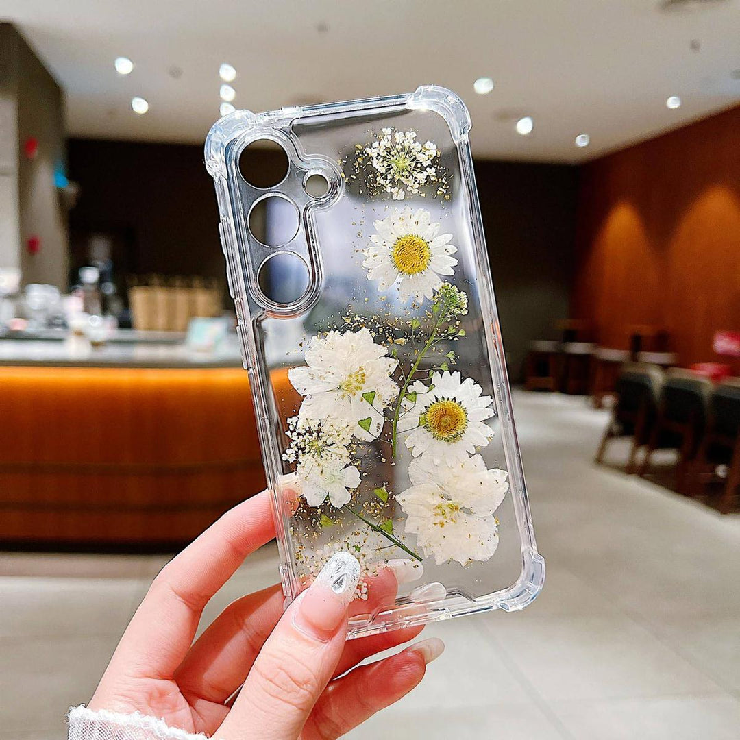 Floral Clear Case for Galaxy S24 Ultra - DOKUTRONIX
