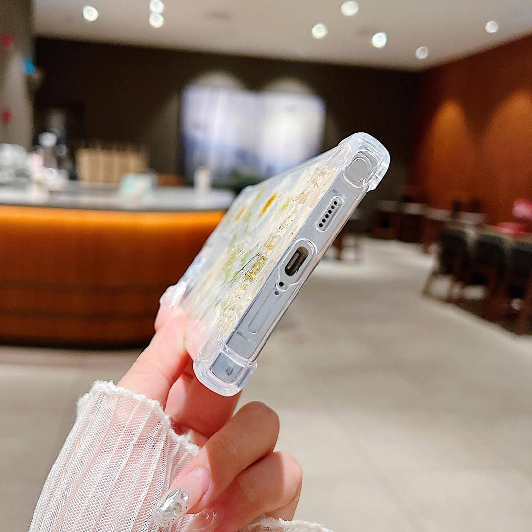 Floral Clear Case for Galaxy S24 Ultra - DOKUTRONIX