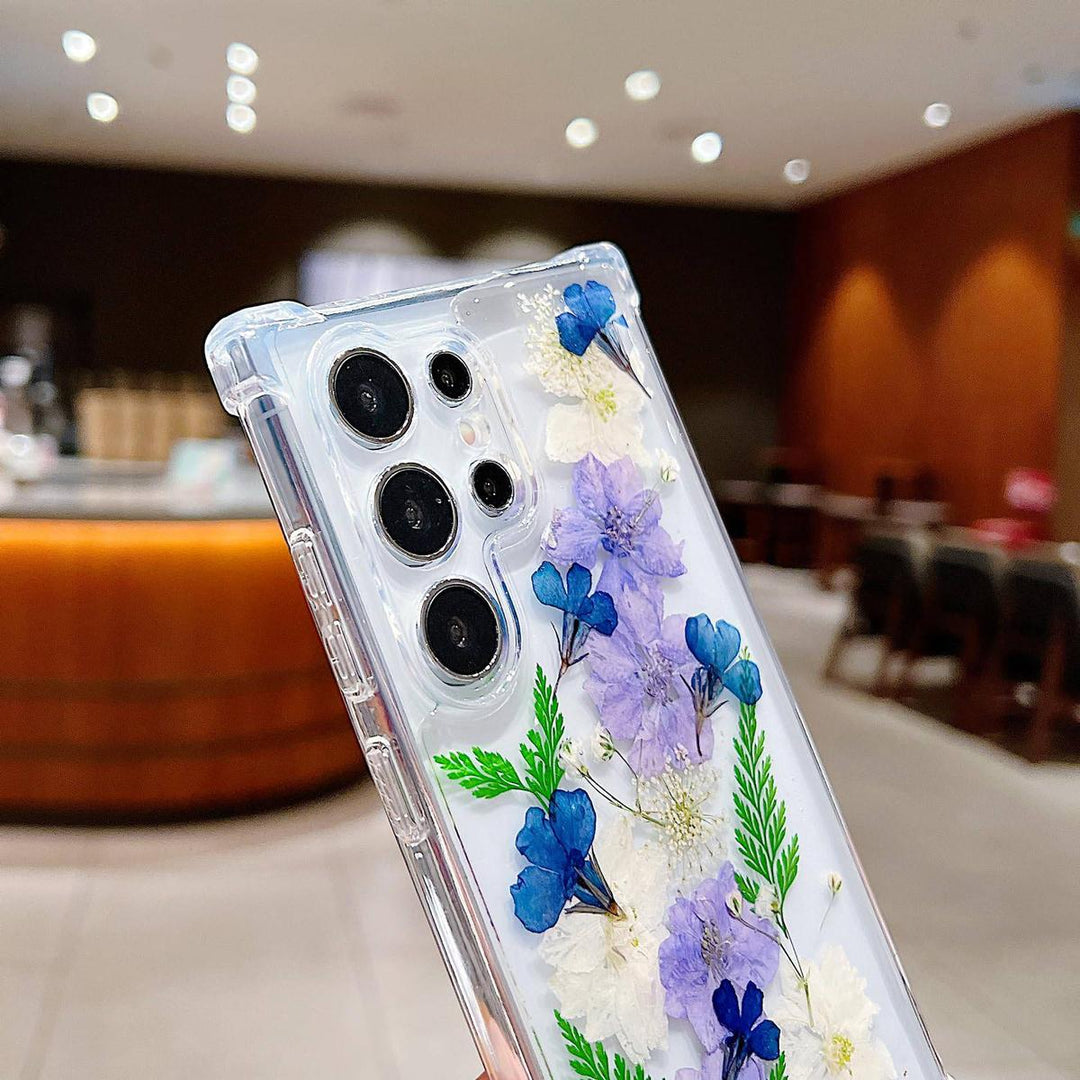 Floral Clear Case for Galaxy S24 Ultra - DOKUTRONIX