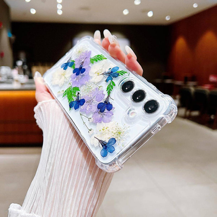 Floral Clear Case for Galaxy S24 Ultra - DOKUTRONIX