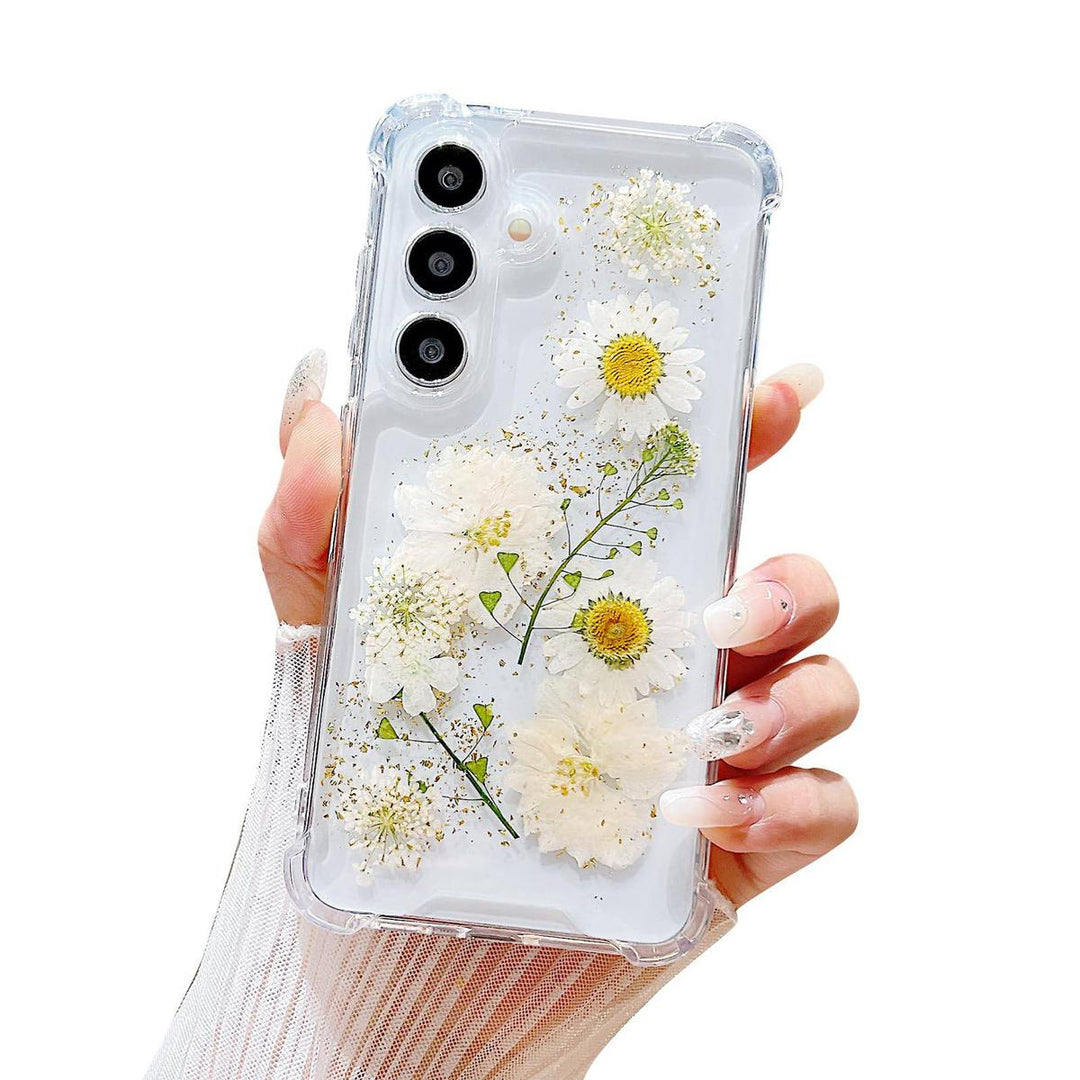 Floral Clear Case for Galaxy S24 Ultra - DOKUTRONIX