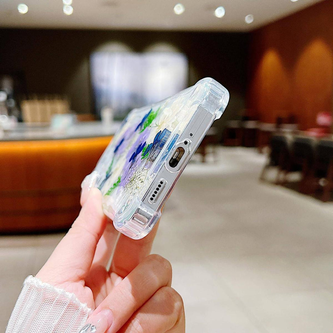 Floral Clear Case for Galaxy S24 Ultra - DOKUTRONIX