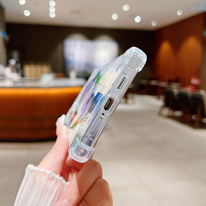 Floral Clear Case for Galaxy S24 Ultra - DOKUTRONIX