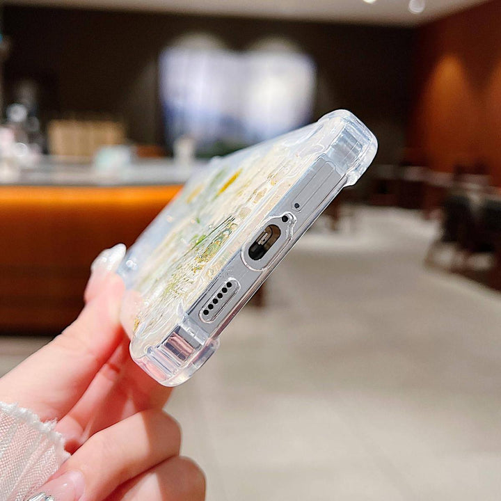 Floral Clear Case for Galaxy S24 Ultra - DOKUTRONIX