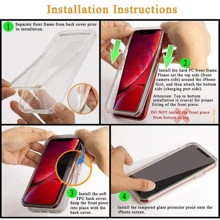 MaxShield Case + 2 Protectors for iPhone 11 - DOKUTRONIX