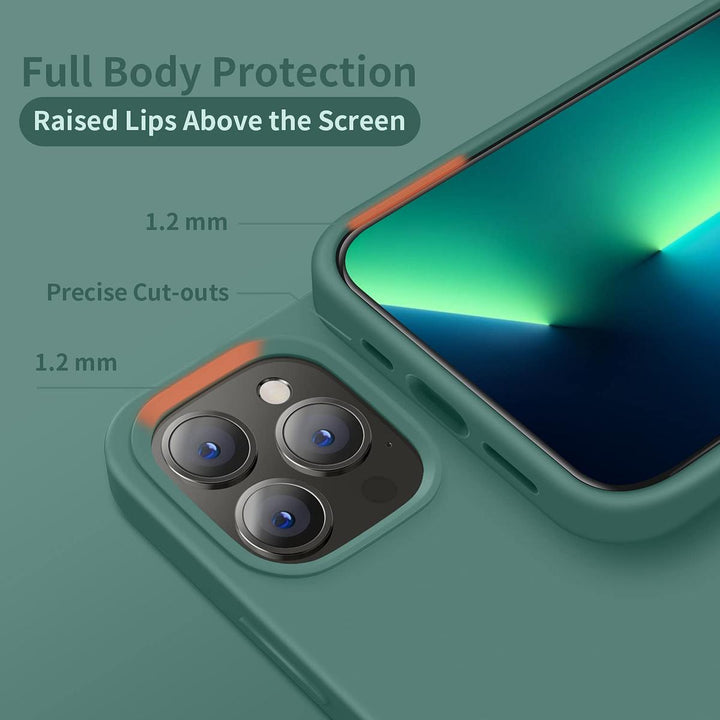 Cordking Ultra Slim iPhone 13 Pro Max Case - Midnight Green - DOKUTRONIX