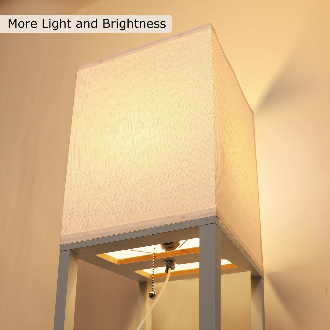 Corner Shelf Floor Lamp - DOKUTRONIX