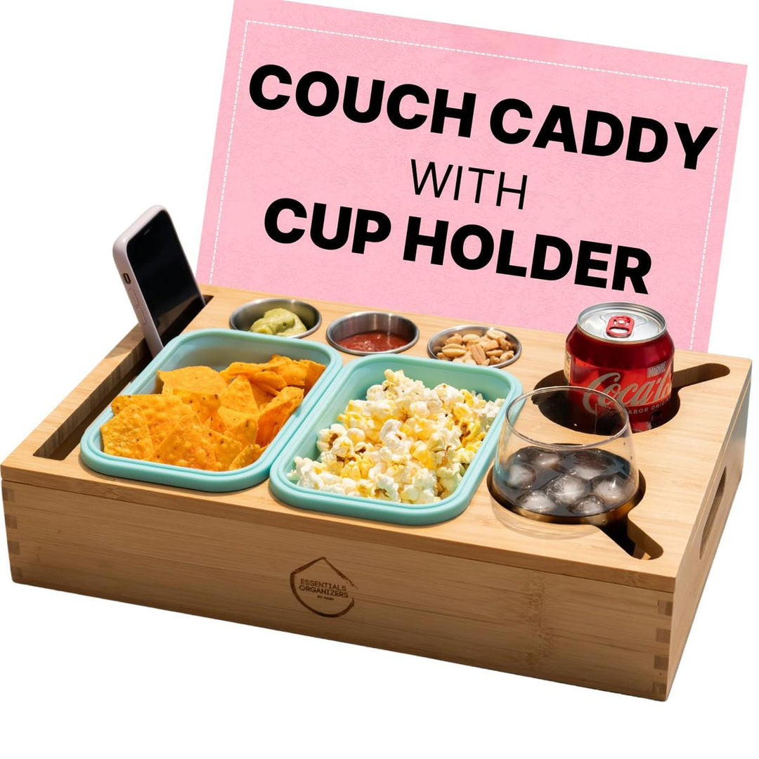 CouchMate: Wooden Tray & Comfort Holder - DOKUTRONIX