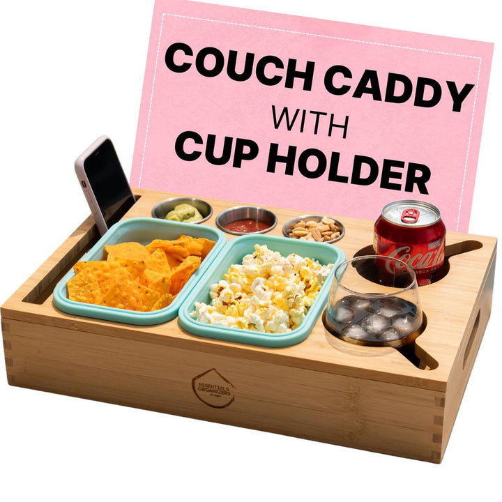 CouchMate: Wooden Tray & Comfort Holder - DOKUTRONIX