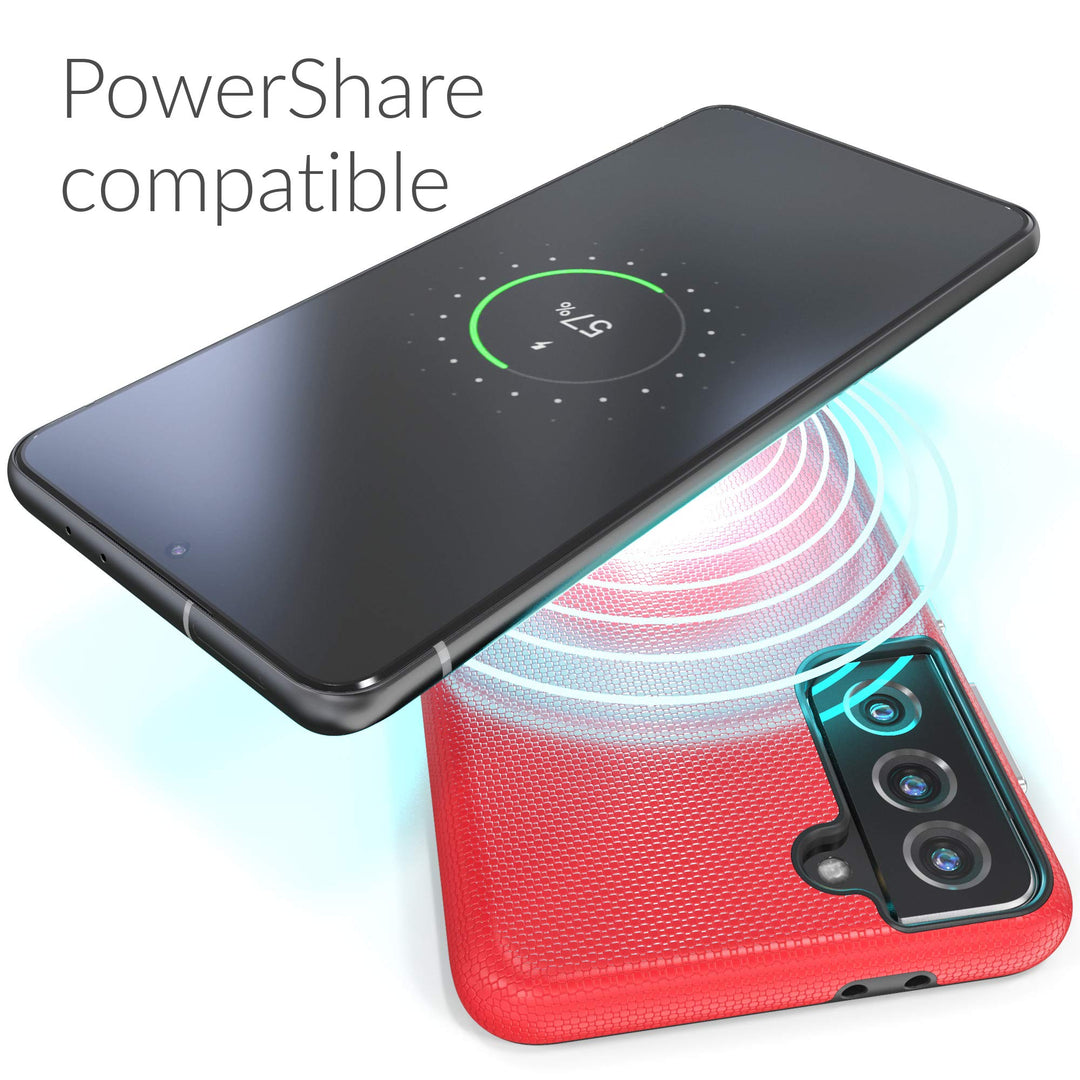 Crave Shield Duo for Galaxy S21+ - Red Case - DOKUTRONIX