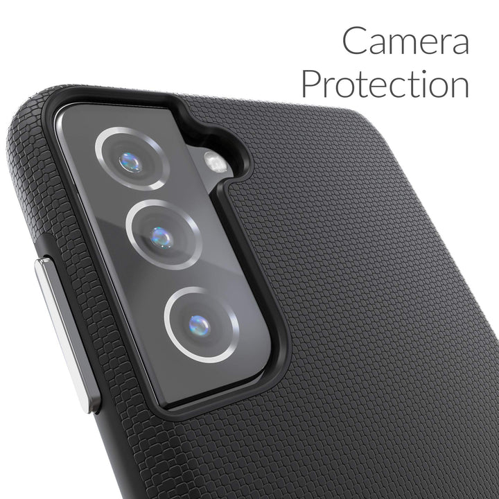 Crave S21+ Dual Guard Case - Shockproof Black Armor - DOKUTRONIX