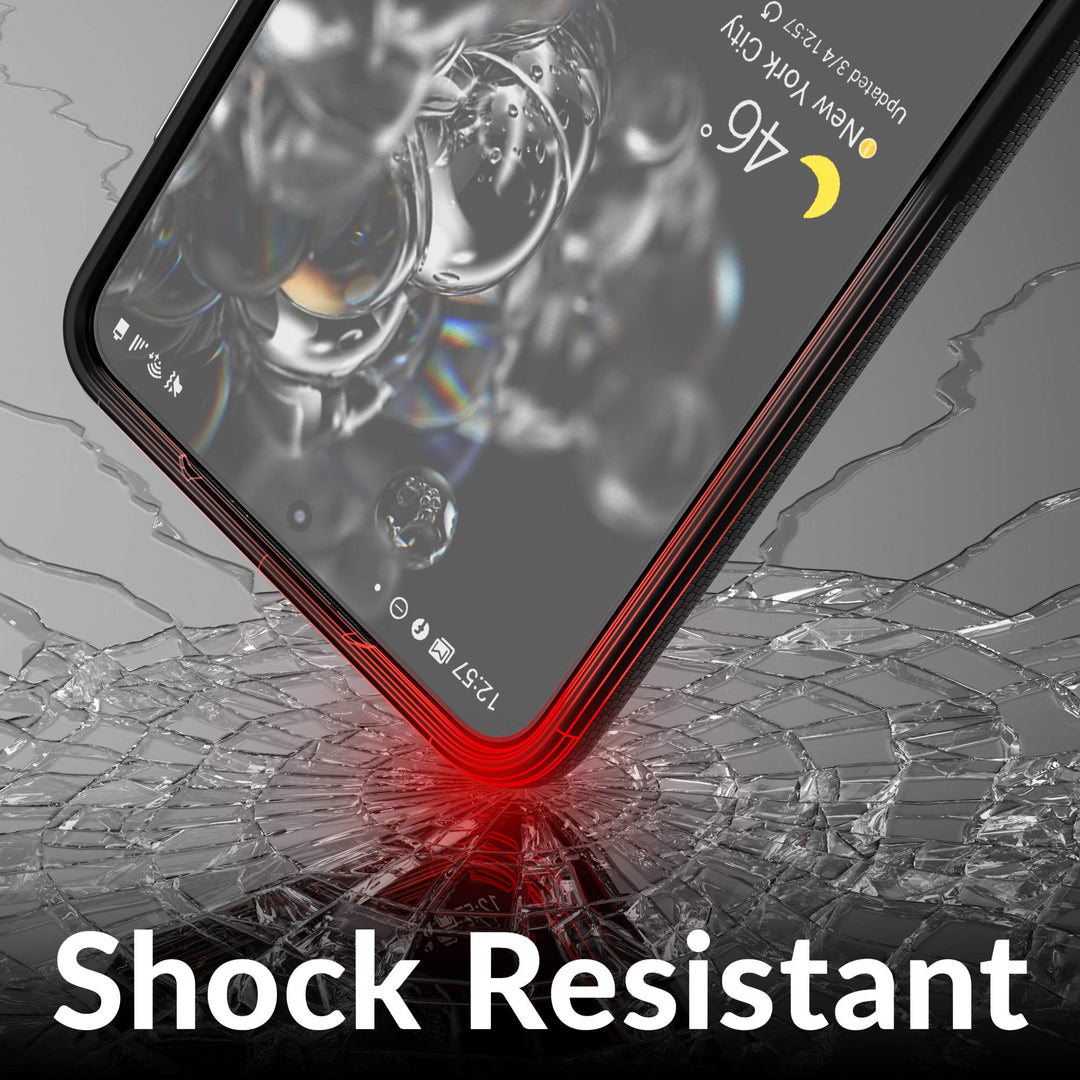 Crave S21+ Dual Guard Case - Shockproof Black Armor - DOKUTRONIX