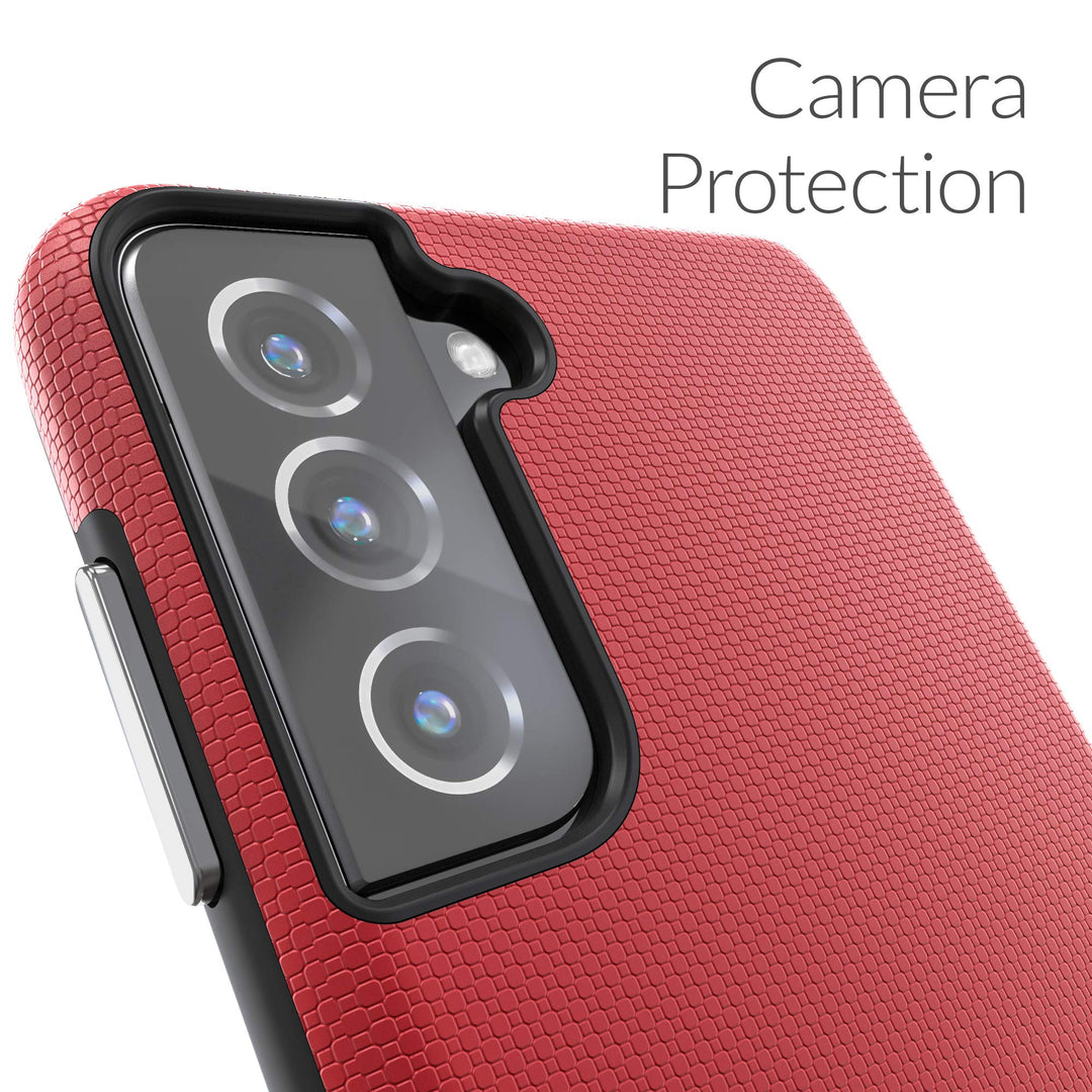Crave Shield Duo for Galaxy S21+ - Red Case - DOKUTRONIX