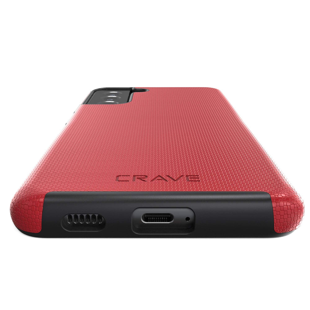 Crave Shield Duo for Galaxy S21+ - Red Case - DOKUTRONIX