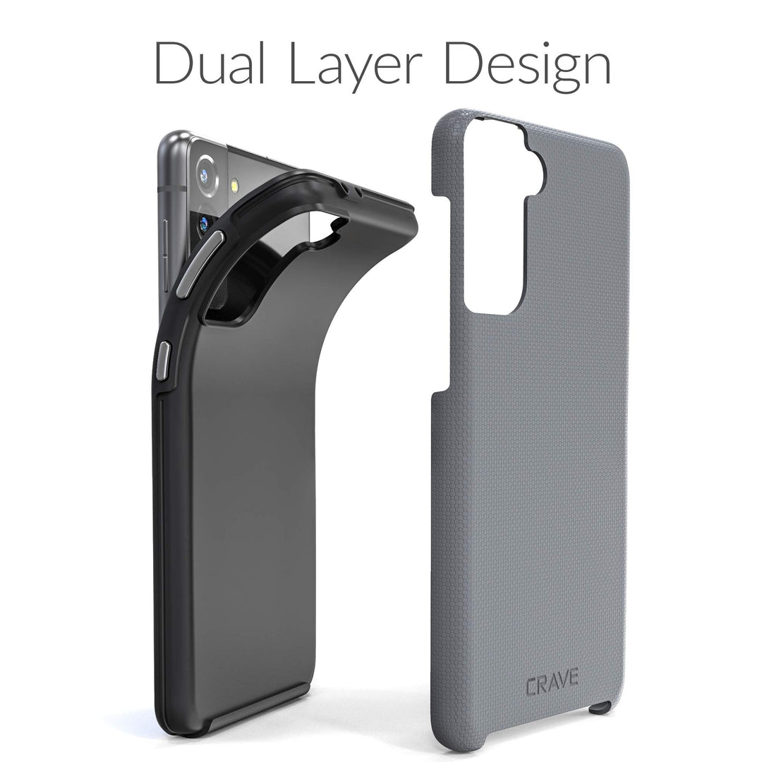 Crave Shield Duo: Galaxy S21+ Shockproof Case - DOKUTRONIX
