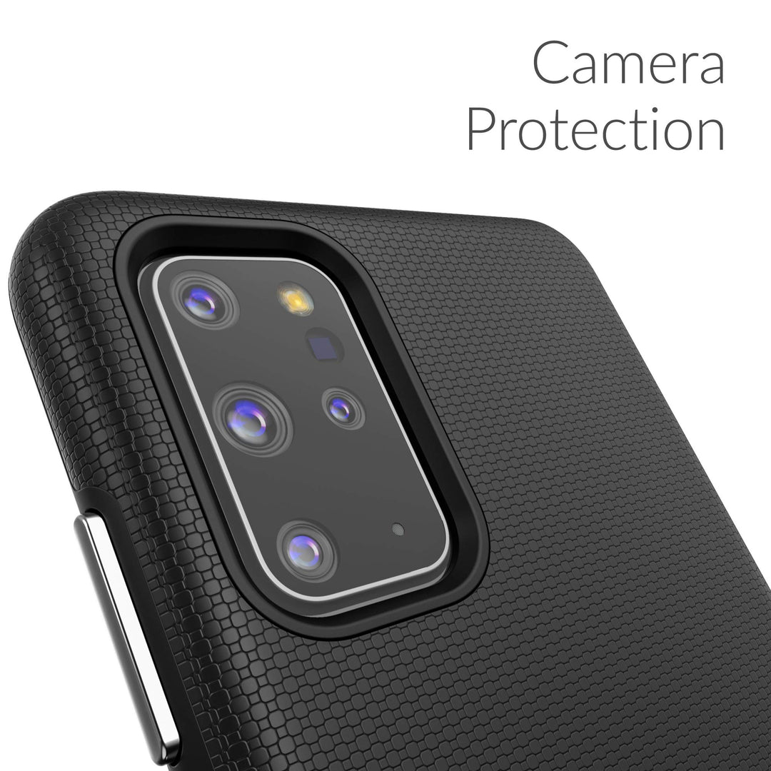 Crave Shield Duo for Galaxy S20+ Case - Black - DOKUTRONIX