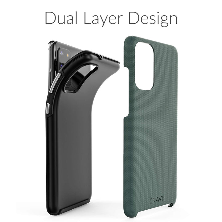 Guardian S20+ Dual Case - Forest Green - DOKUTRONIX