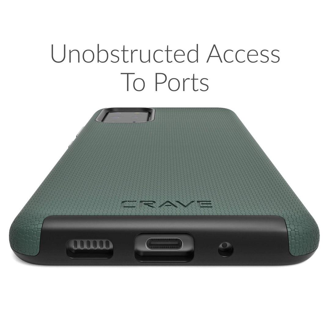 Guardian S20+ Dual Case - Forest Green - DOKUTRONIX