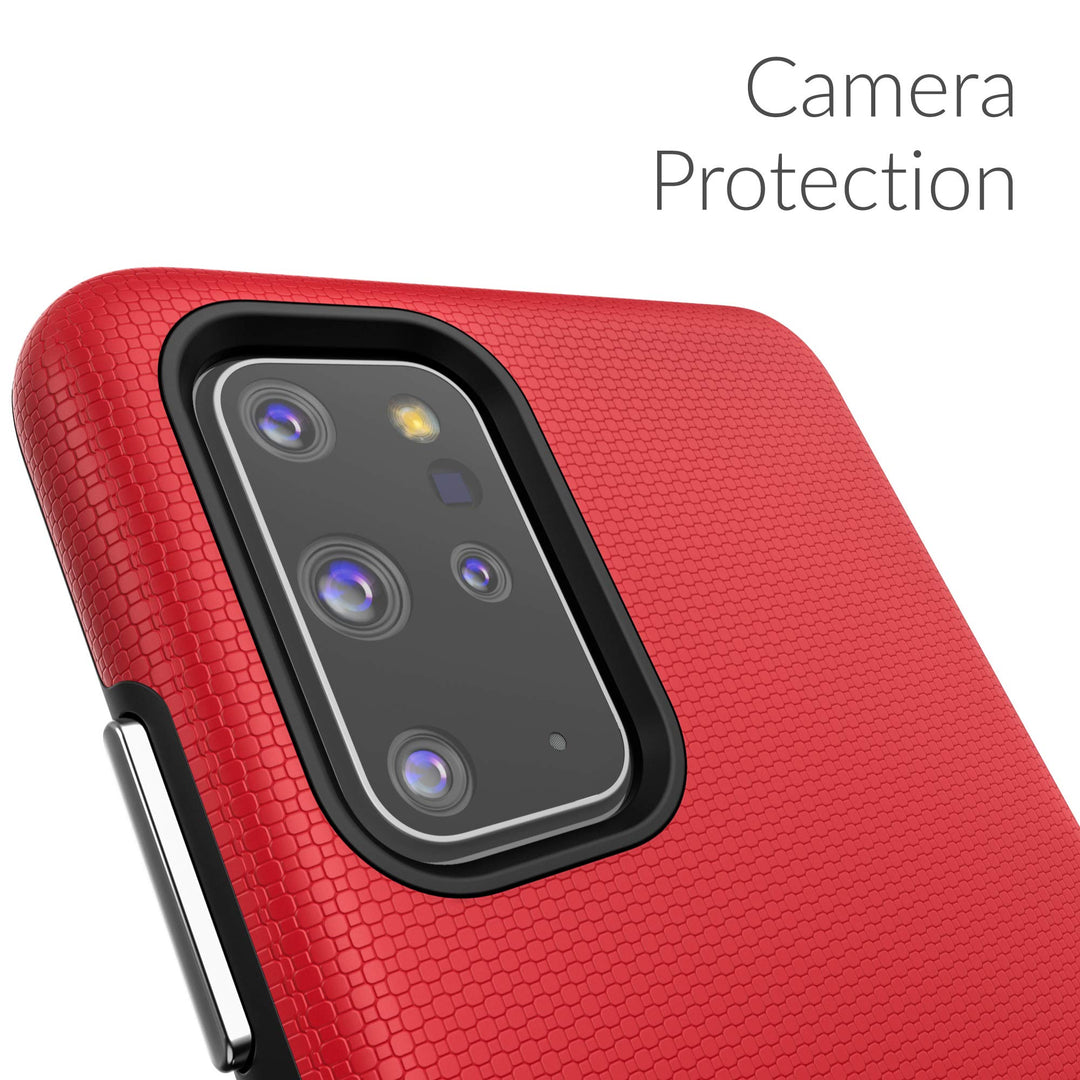 Crave Dual Guard S20+ Case - Shockproof Red Armor - DOKUTRONIX