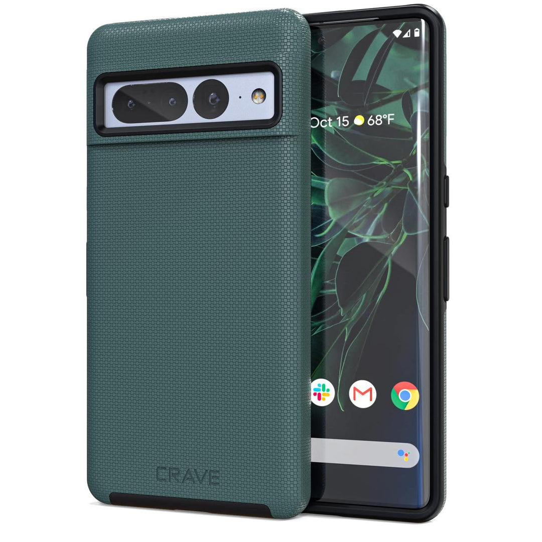 Crave Forest Green Dual Guard Case for Pixel 7 Pro - DOKUTRONIX