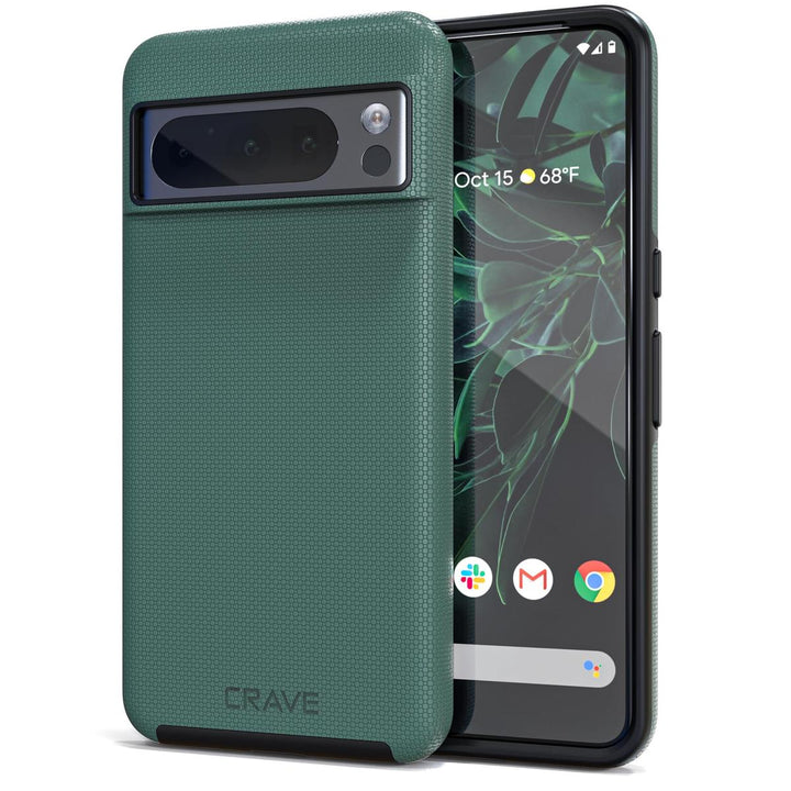 Crave Forest Green Dual Guard Case for Pixel 8 Pro - DOKUTRONIX