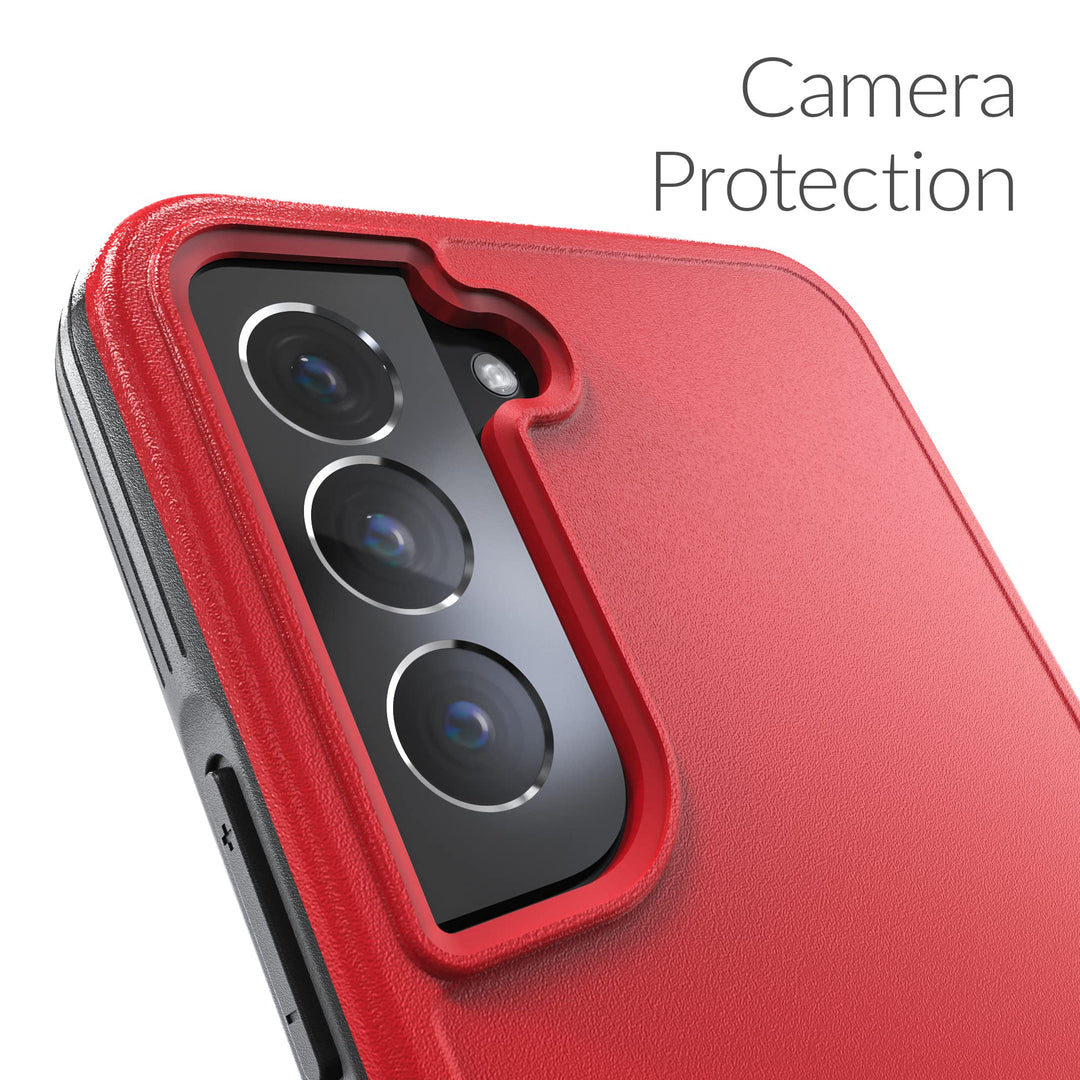 Crave Slim Guard Red Case for Galaxy S22+ - DOKUTRONIX