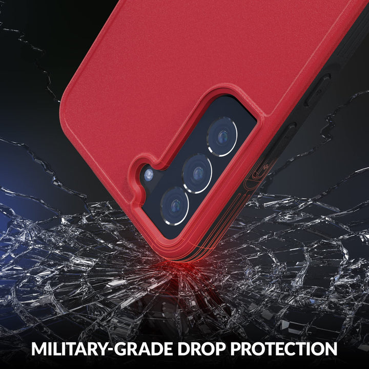 Crave Slim Guard Red Case for Galaxy S22+ - DOKUTRONIX