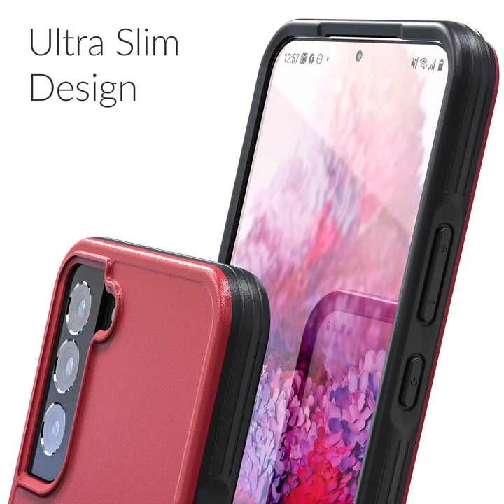 Crave Slim Guard Red Case for Galaxy S22+ - DOKUTRONIX