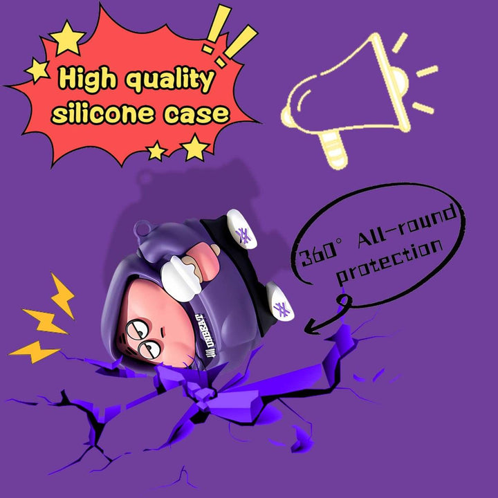 Adorable 3D Silicone AirPods Pro 2 Case - DOKUTRONIX