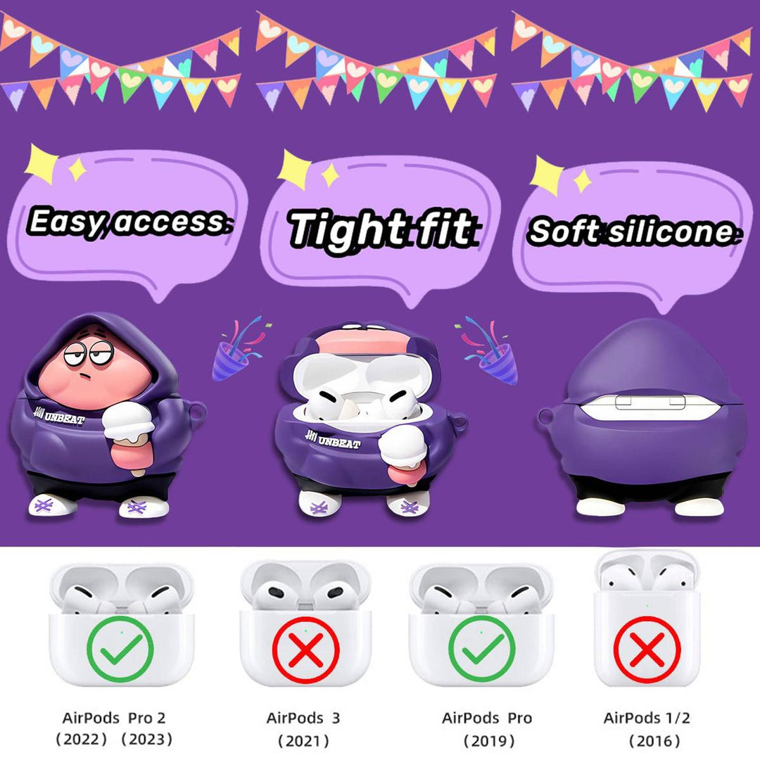 Adorable 3D Silicone AirPods Pro 2 Case - DOKUTRONIX