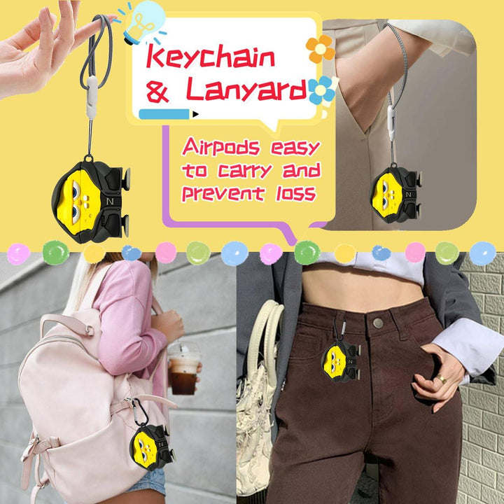 Adorable 3D Silicone AirPods Pro 2 Case - DOKUTRONIX