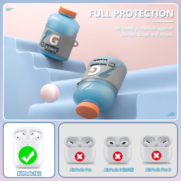 Kawaii Food AirPods Case & Cleaner Kit for Gen 1/2 - DOKUTRONIX