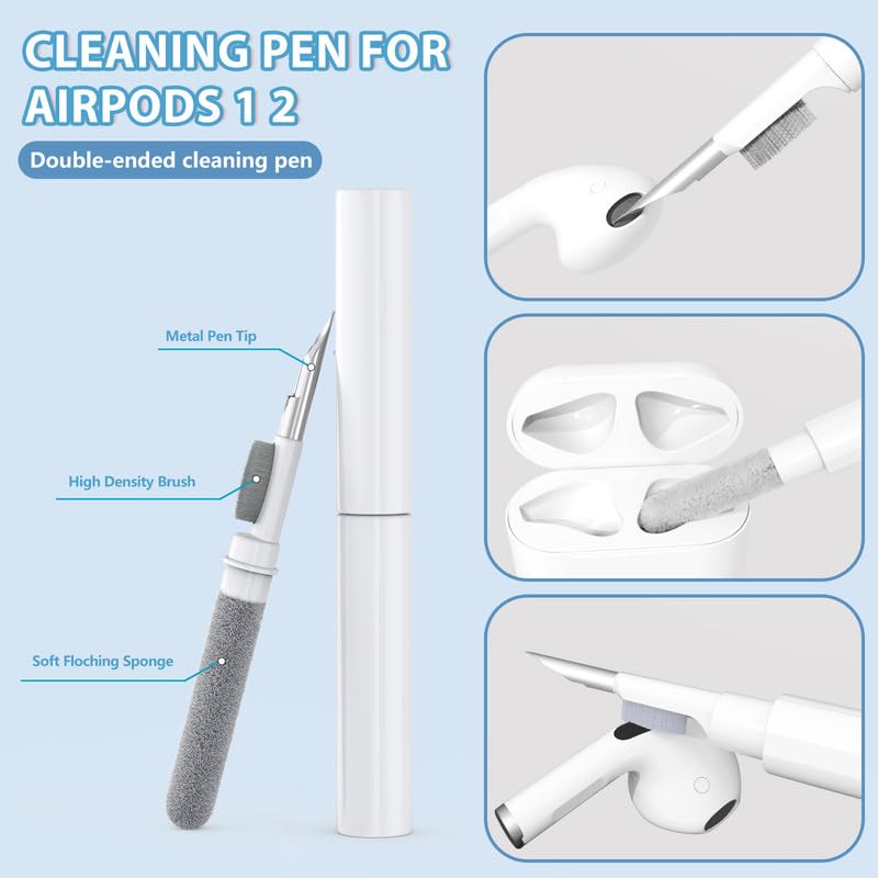 Kawaii Food AirPods Case & Cleaner Kit for Gen 1/2 - DOKUTRONIX